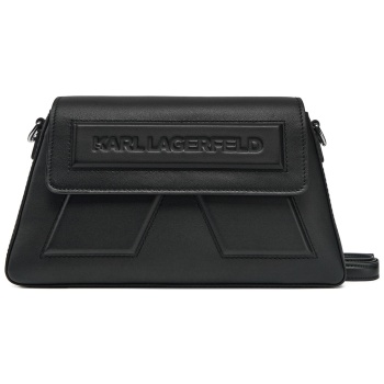 τσάντα karl lagerfeld a1w30155 μαύρο φυσικό δέρμα - grain σε προσφορά