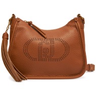 τσάντα liu jo s hobo aa5014 e0161 καφέ απομίμηση δέρματος/-απομίμηση δέρματος