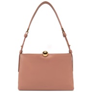 τσάντα furla sfera wb01403 bx3168 3378s ροζ φυσικό δέρμα - grain leather