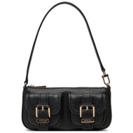 τσάντα michael michael kors 32s5gzcu1l μαύρο φυσικό δέρμα - φυσικό δέρμα