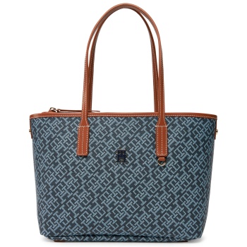 τσάντα tommy hilfiger th monoplay leather mini tote σε προσφορά