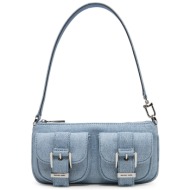 τσάντα michael michael kors 32s5szcu5c μπλε ύφασμα - ύφασμα