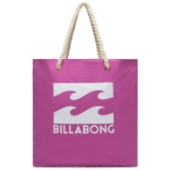 τσάντα billabong blb-b-001-07 μωβ υφαντικό ύφασμα
