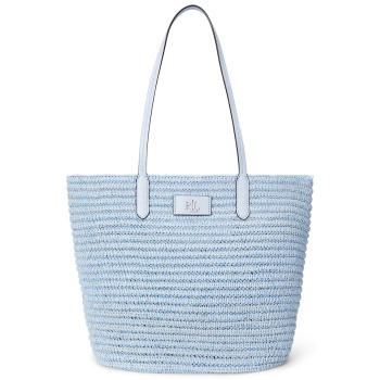 τσάντα lauren ralph lauren 431966868002 μπλε υλικό - άχυρο σε προσφορά