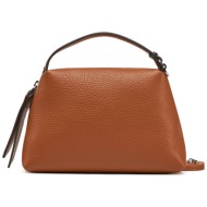 τσάντα gianni chiarini alifa bs 8145/comm grn καφέ φυσικό δέρμα - grain leather