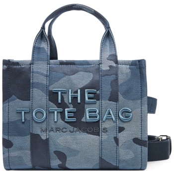 τσάντα marc jacobs 2s4htt003h03 σκούρο μπλε ύφασμα - ύφασμα