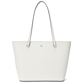 τσάντα lauren ralph lauren 431924351022 λευκό φυσικό δέρμα σε προσφορά