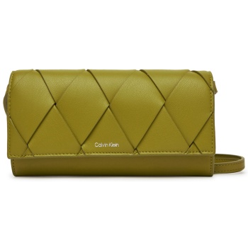 τσάντα calvin klein ck woven convertible wallet bag σε προσφορά