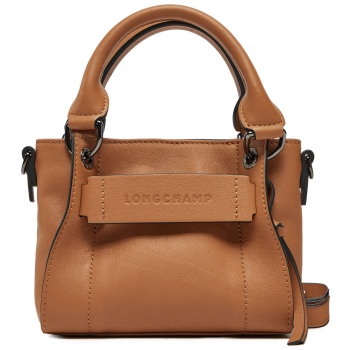 τσάντα longchamp 10254hcv καφέ φυσικό δέρμα - grain leather σε προσφορά