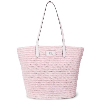 τσάντα lauren ralph lauren brie large 431966868001 ροζ σε προσφορά