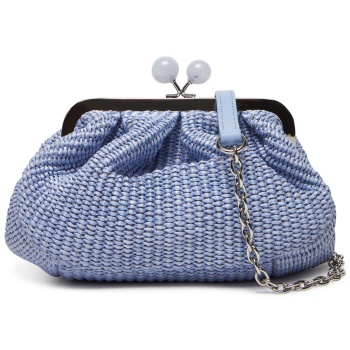 τσάντα weekend max mara palmas 2515511095650 γαλάζιο υλικό σε προσφορά