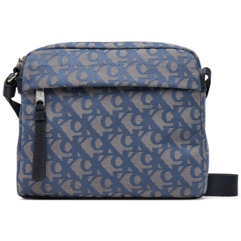 τσαντάκι calvin klein slouched monogram mini zip fligh