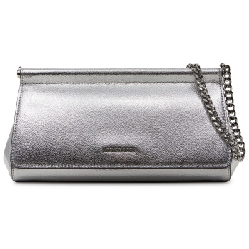τσάντα michael michael kors 30s5s9yc6m ασημί φυσικό δέρμα  σε προσφορά