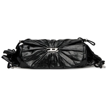 τσάντα diesel scrunch-d x10182p1003 μαύρο φυσικό δέρμα  σε προσφορά
