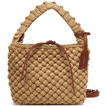 τσάντα gianni chiarini bella bs 11576 trcbbl καφέ ύφασμα  σε προσφορά