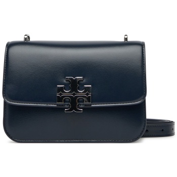 τσάντα tory burch 164828 σκούρο μπλε φυσικό δέρμα - grain σε προσφορά
