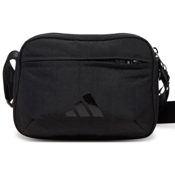 τσαντάκι adidas 3 bar logo festival bag je3228 μαύρο ύφασμα σε προσφορά