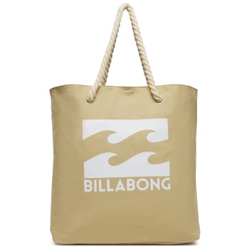 τσάντα billabong blb-b-001-07 μπεζ υφαντικό ύφασμα
