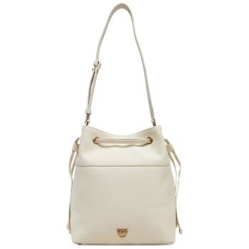 σάκος pinko secchiello classic 104305 a29q z14q λευκό