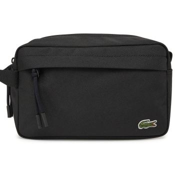 τσαντάκι καλλυντικών lacoste nu4787ne μαύρο ύφασμα - ύφασμα σε προσφορά