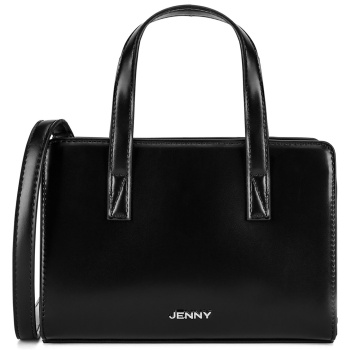 τσάντα jenny jny-m-006-07 μαύρο yλικό - πολυουρεθάνη