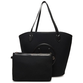 τσάντα valentino vbs7qo01can μαύρο ύφασμα - ύφασμα σε προσφορά