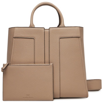 τσάντα elisabetta franchi bs-07a-51e2-v500 μπεζ απομίμηση σε προσφορά