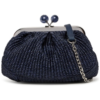 τσάντα weekend max mara 2515511095650 σκούρο μπλε ύφασμα 