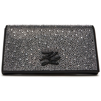 τσάντα karl lagerfeld a2w30206 μαύρο φυσικό δέρμα - grain σε προσφορά