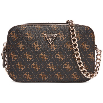 τσάντα guess noelle ii hwqg96 72140 καφέ απομίμηση