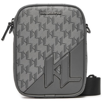 τσάντα karl lagerfeld 246m3051 γκρι απομίμηση