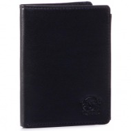 μεγάλο ανδρικό πορτοφόλι stefania - 012m/cie μαύρο