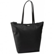 τσάντα lacoste - vertical shopping bag nf1890po black 000