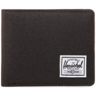 μεγάλο ανδρικό πορτοφόλι herschel - roy c 10766-00001 black