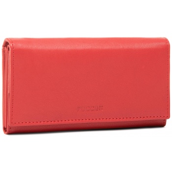 μεγάλο γυναικείο πορτοφόλι puccini - g002 czerwony 3