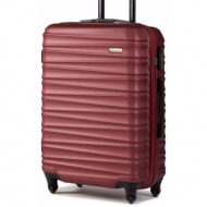 μεσαία σκληρή βαλίτσα wittchen - 56-3a-312-31 μπορντό
