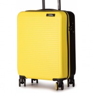 μικρή σκληρή βαλίτσα national geographic - pulse n171hb.49.26 black/yellow