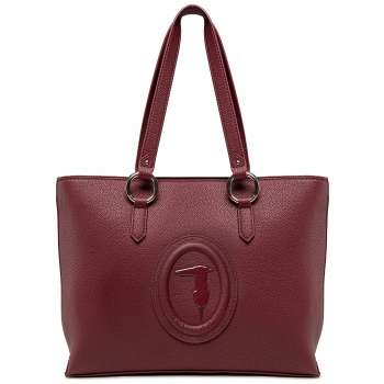 τσάντα trussardi - lisbona shopper md 75b00961 cabernet