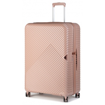 μεγάλη σκληρή βαλίτσα wittchen - 56-3p-843-77 ροζ