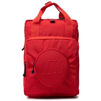 σακίδιο lego - brick 1x1 kids backpack 20206-0021 bright red