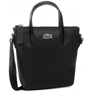τσάντα lacoste - xs shopping cross bag nf2609po black 000 σε προσφορά