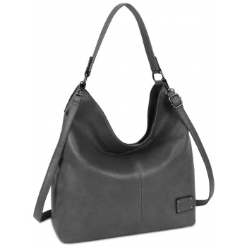 luigisanto gray large shoulder bag for women