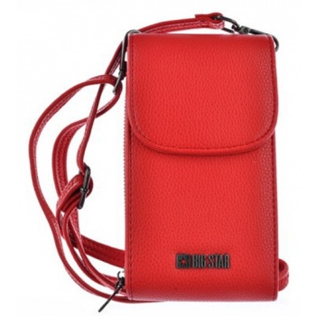 wallet handbag 2w1 big star jj574123 red σε προσφορά