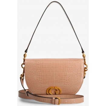 brown women patterned small crossbody handbag guess danna  σε προσφορά