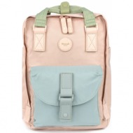 himawari kids`s backpack tr20329 light blue/light pink