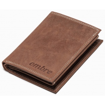 ombre clothing men`s leather wallet a417