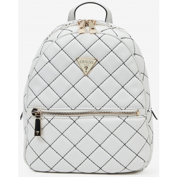 white women`s small backpack guess cessily - women