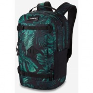 green-black patterned backpack dakine urban mission - men