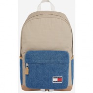 blue-beige backpack tommy hilfiger - men
