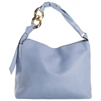 light blue 2-in-1 shoulder bag in city style